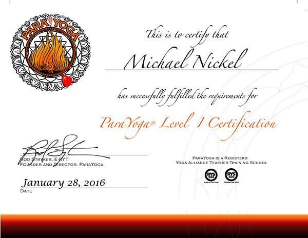 Michael Nickel Level I Certif 2016 newlogo 600